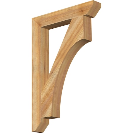 Westlake Slat Rough Sawn Bracket, Western Red Cedar, 4"W x 26"D x 38"H